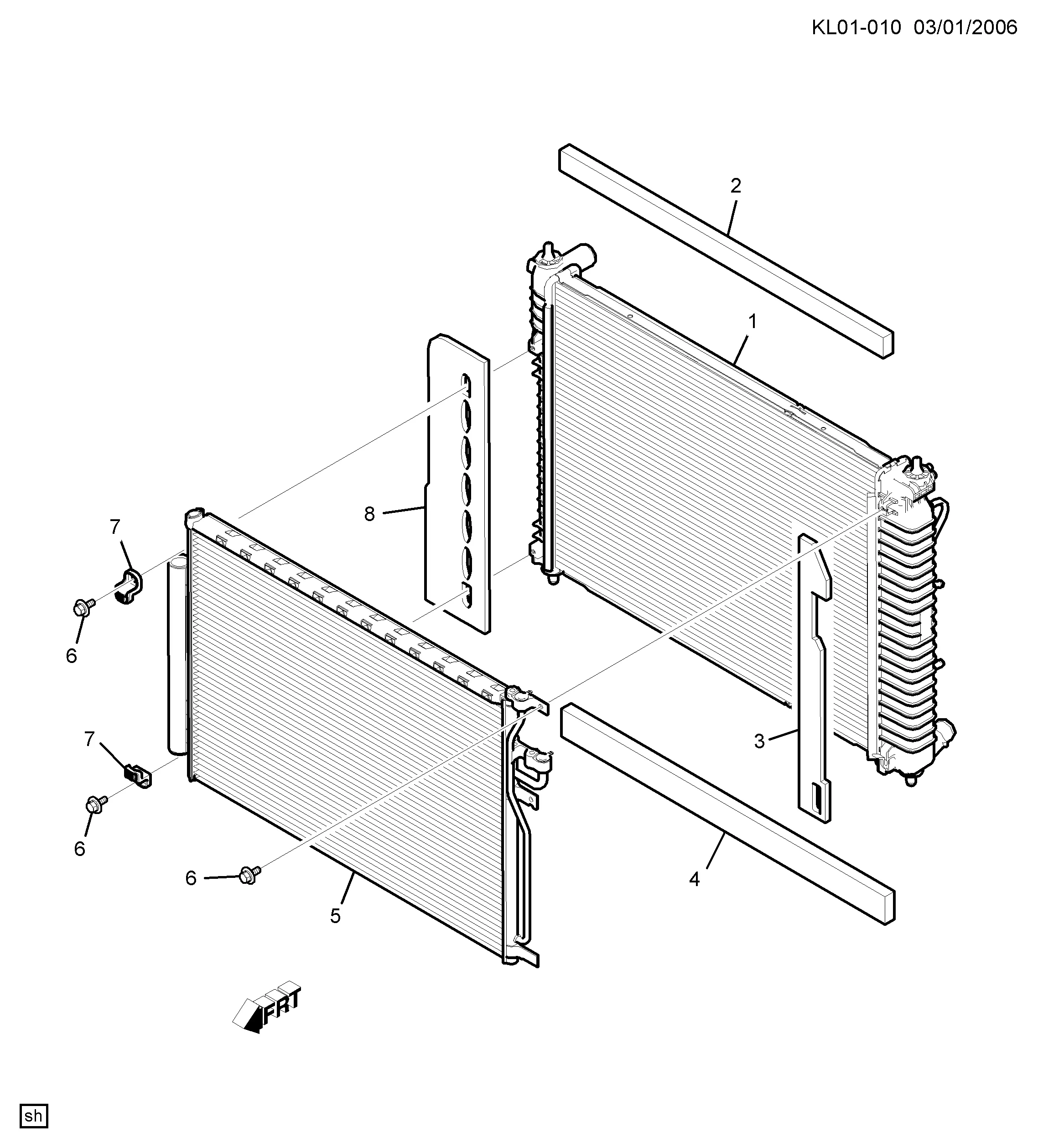 РАДИАТОР, СБ (LD9/2.4F,LU1/3.2G)