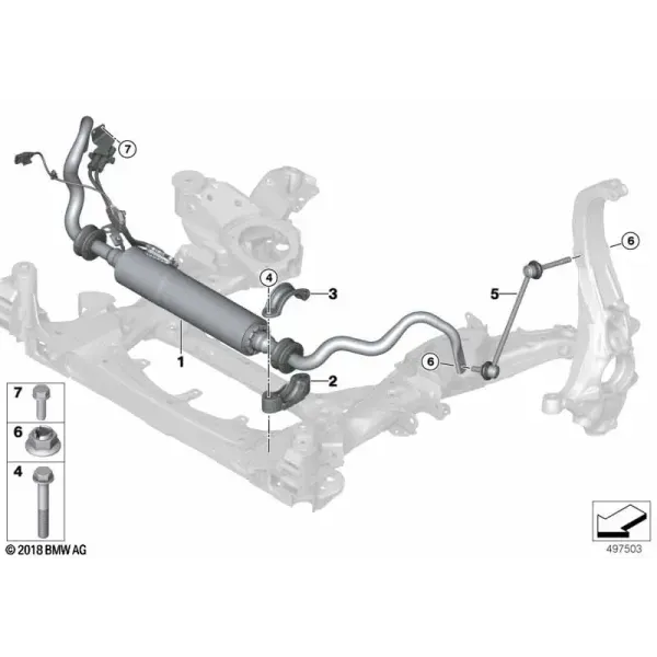 Передний активный стабилизатор Dynamic Drive