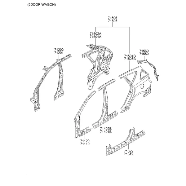 панель кузова боковая