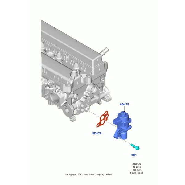 Клапан рециркуляции отработавших газов