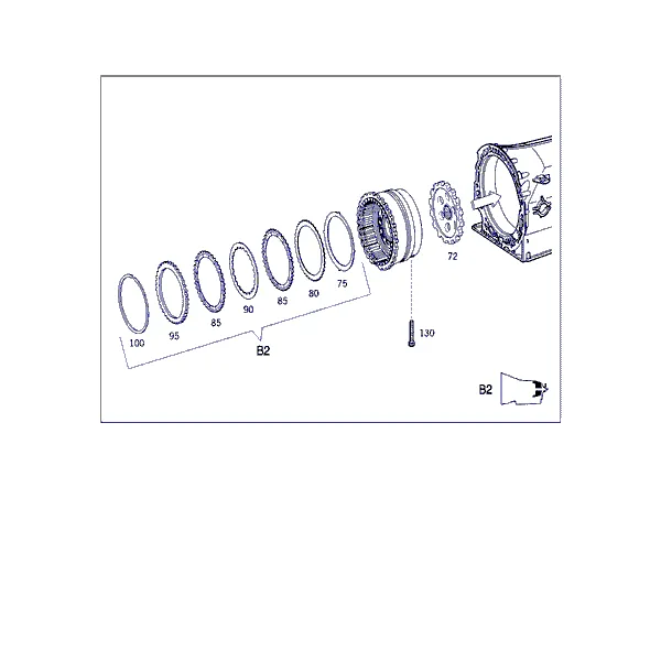 МНОГОДИС.ТОР.МУФ.B2,МНОГОДИС.ТОР.МУФ.B3 , ДИСК СТОЯНОЧНОЙ БЛОКИРОВКИ