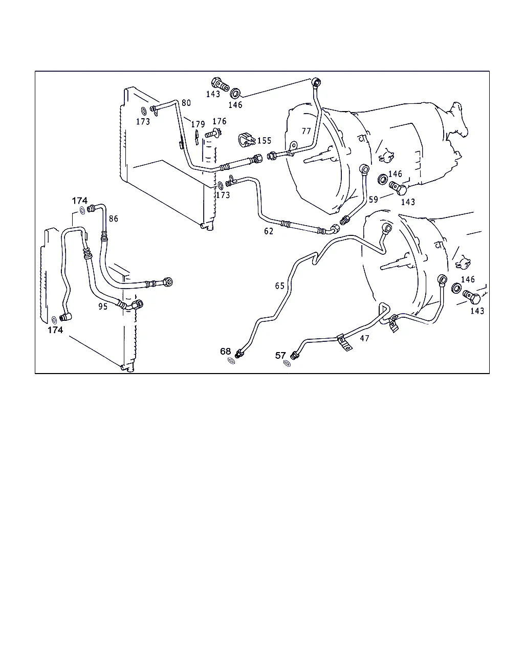 НАВЕС. ДЕТ. КП, МАСЛОЗАЛ.ТРУБКА C-КЛАСС SSE