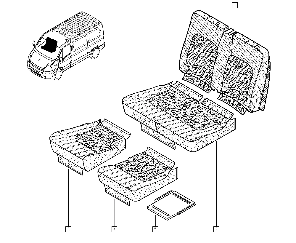 Обивка сиденья