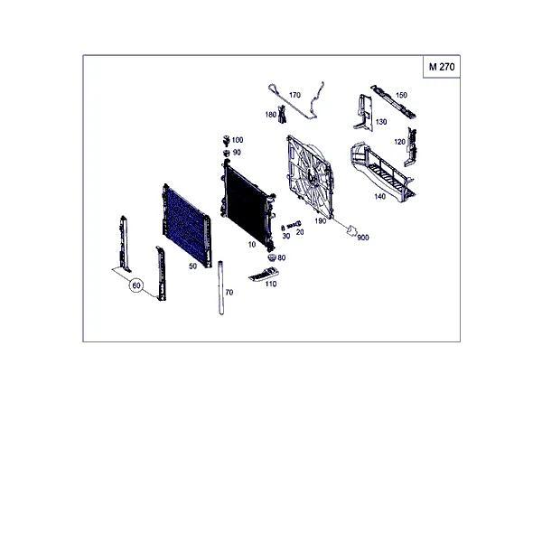 РАДИАТОР, КРЕПЛЕНИЕ И ОБЛИЦОВКА