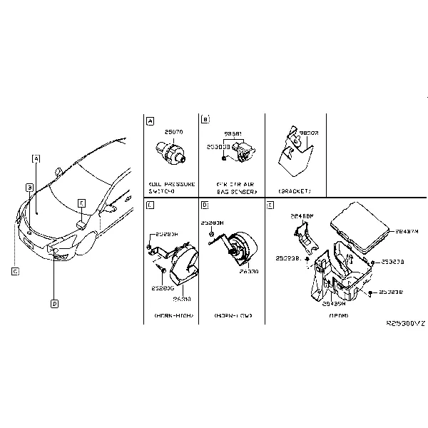 Электрический блок; ENGINE ROOM