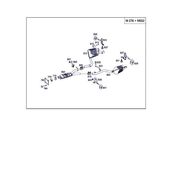 СИСТЕМА ВЫПУСКА ОГ ДЛЯ 6-ЦИЛ.БЕНЗ.АВТО- МОБИЛЕЙ