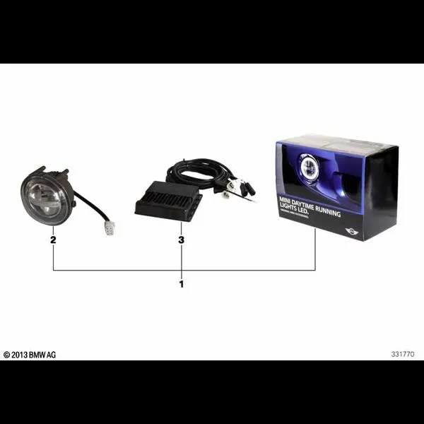 Пост. светодиодный ближний свет MINI