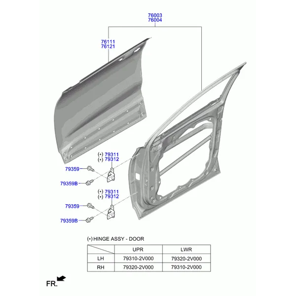 панель передней двери