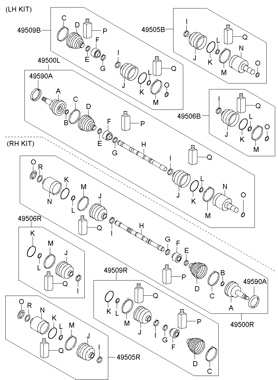 DRIVE SHAFT-FRONT; 2