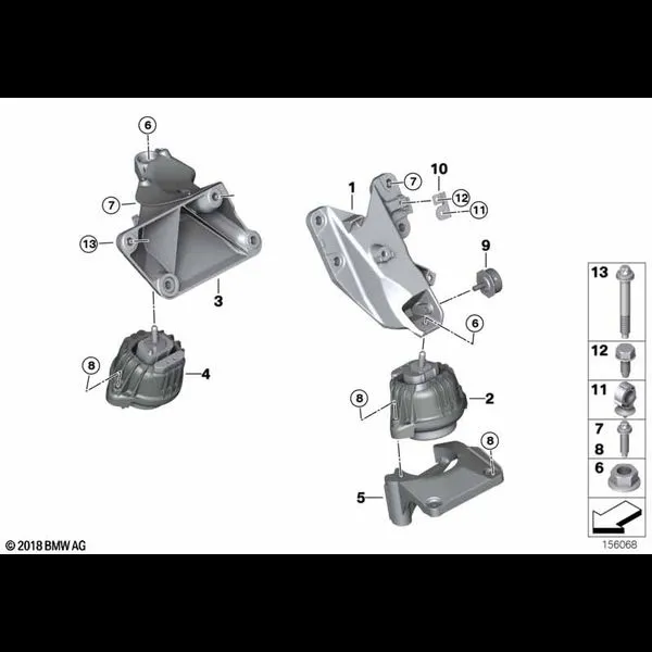 Подвеска двигателя