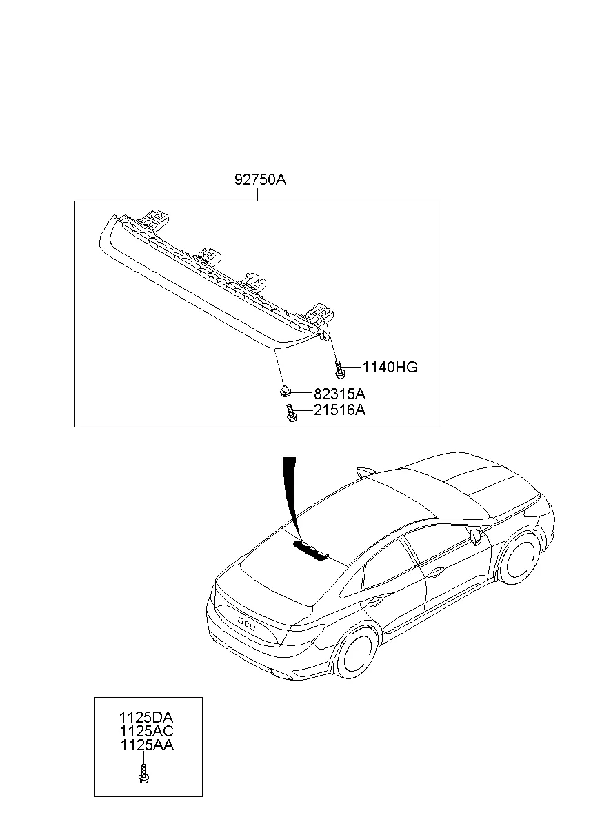 HIGH MOUNTED STOP LAMP