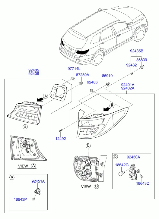 задняя фара
