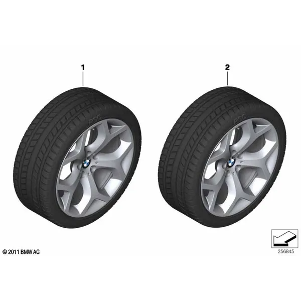 Колесо в сб.зим.Y-обр.спицы 214 - 20"