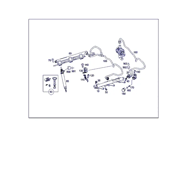 ТОПЛИВНАЯ РАМПА, ТОПЛИВОПРОВОДЫ И ТОПЛИВНЫЕ ФОРСУНКИ