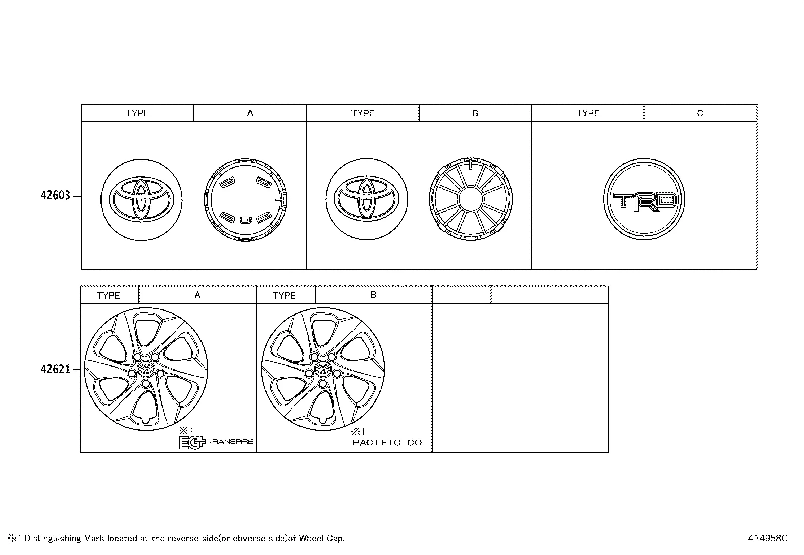 DISC WHEEL & WHEEL CAP