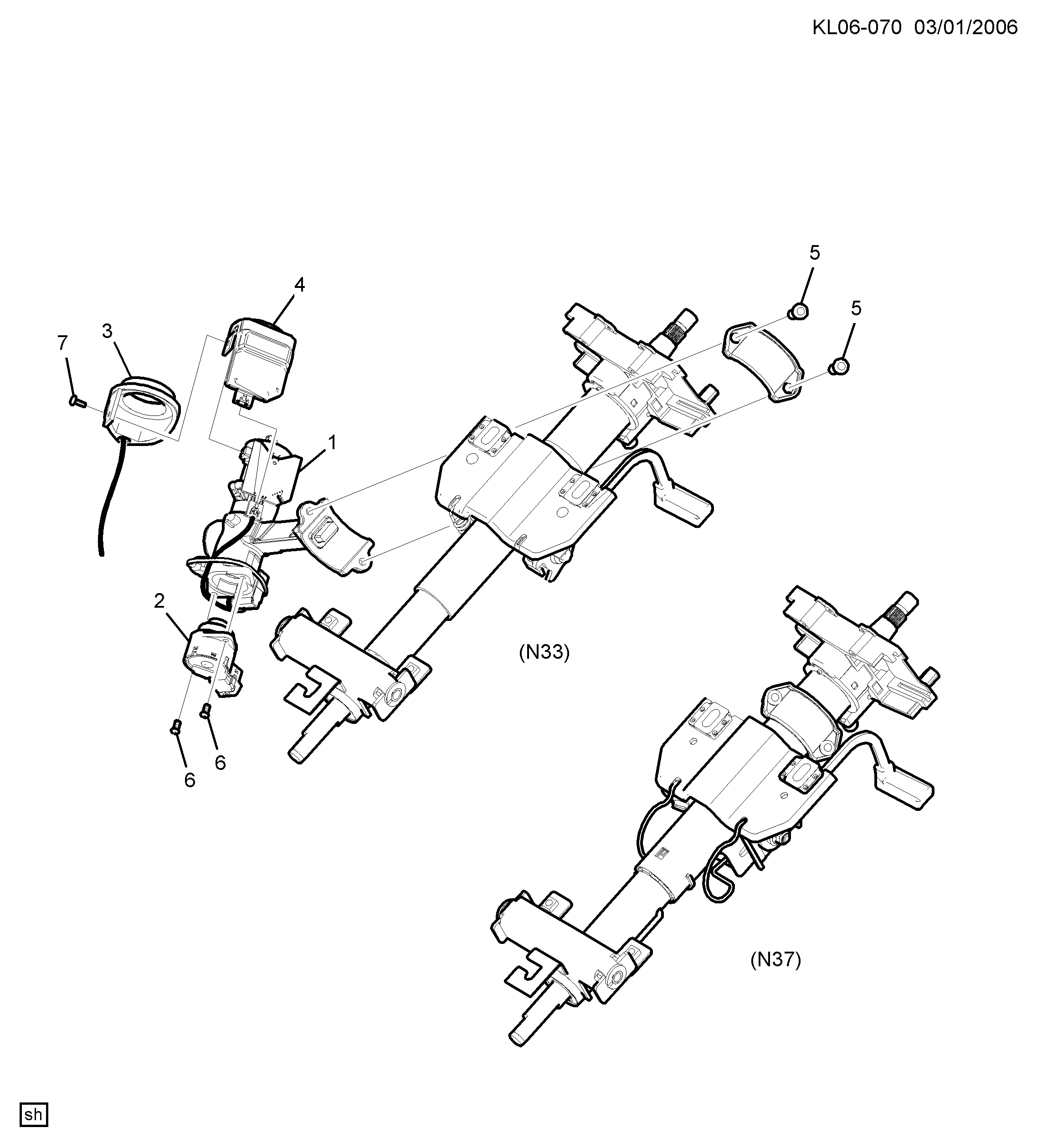 РУЛЕВАЯ КОЛОНКА PART 1 (N33,N37)