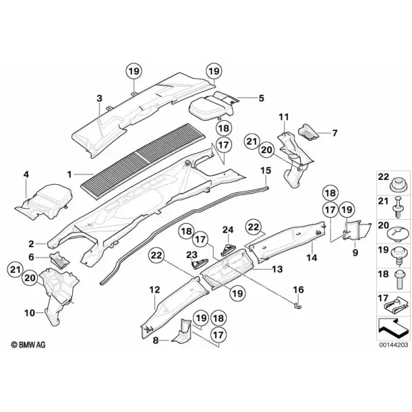 Салонный фильтр с активированным углём