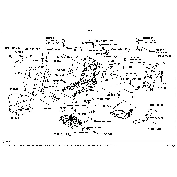 REAR SEAT & SEAT TRACK