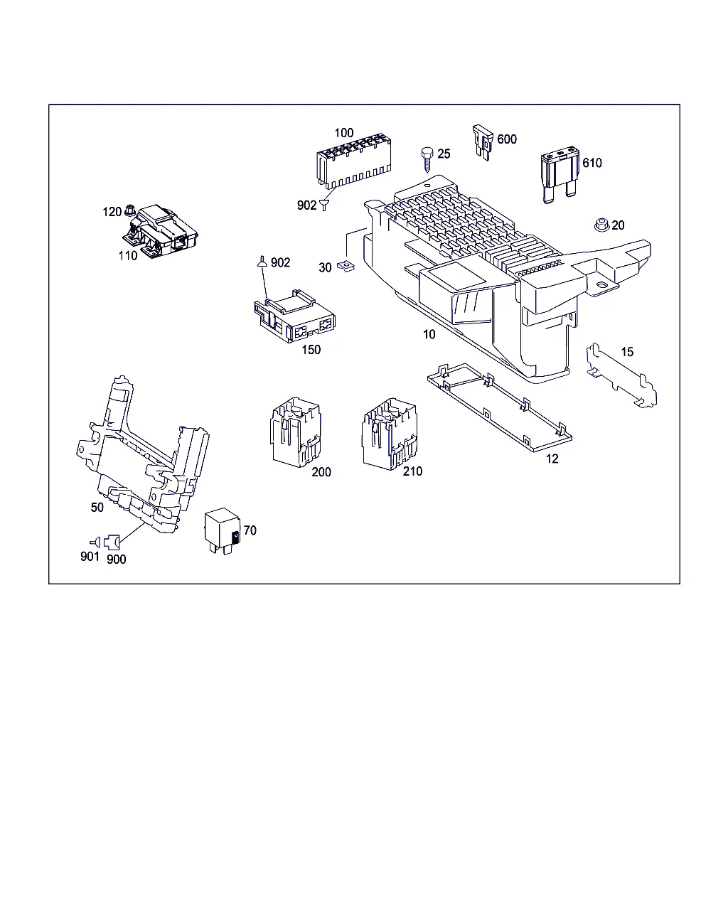 ГНЕЗДО ПРЕДОХРАНИТ. И РЕЛЕ