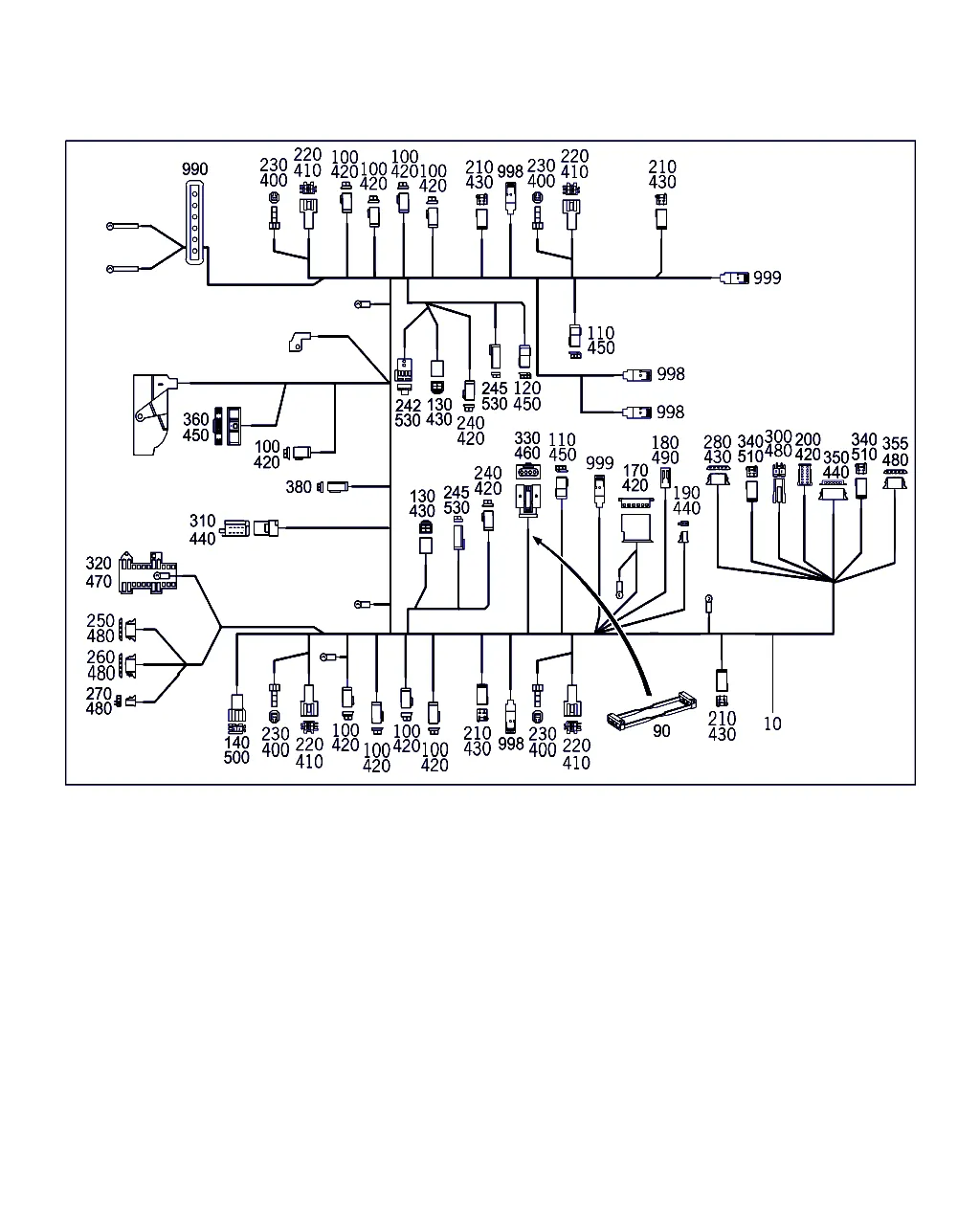 ОСНОВ.ЖГУТ ЭЛЕКТРОПРОВ.НЕСУЩ.ОСНОВ.КУЗ.