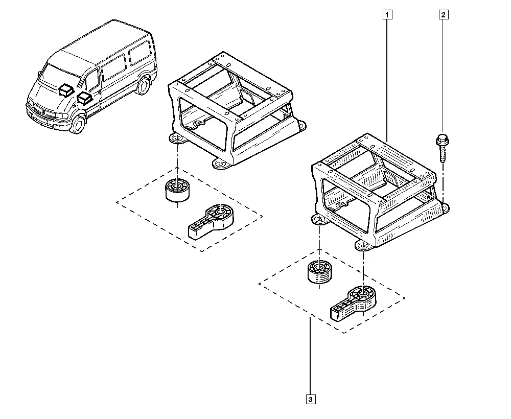 Салазки сиденья