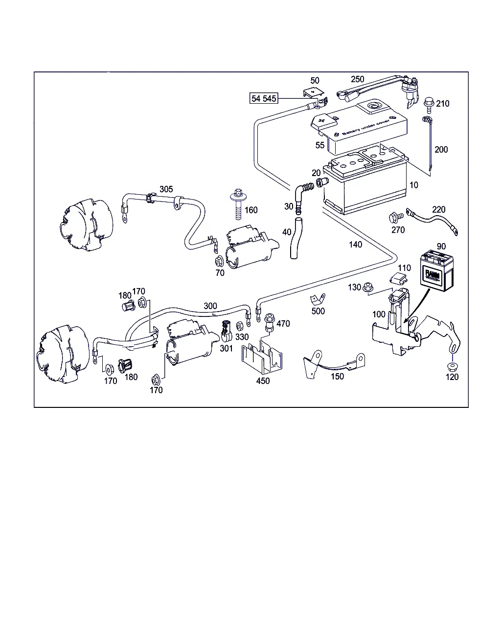 ПРОВОД АКБ, СТАРТЕРА И ГЕНЕРАТОРА