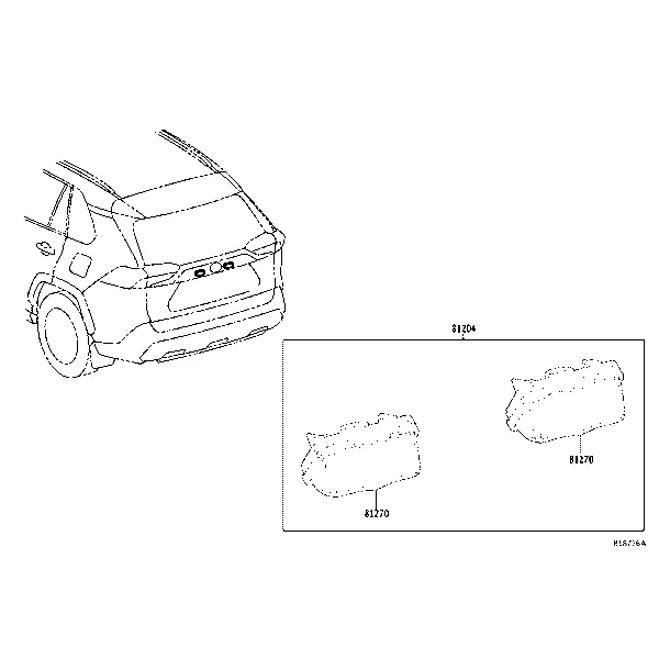 REAR LICENSE PLATE LAMP