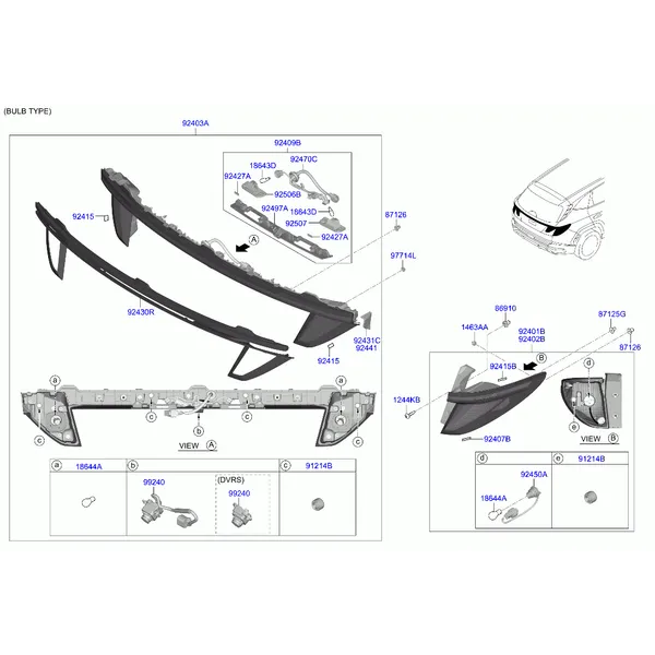 задняя фара
