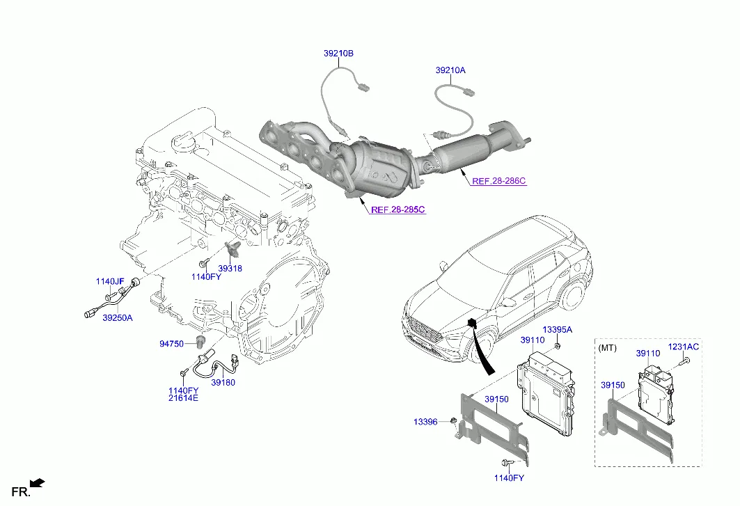 электронный блок управления двигателем