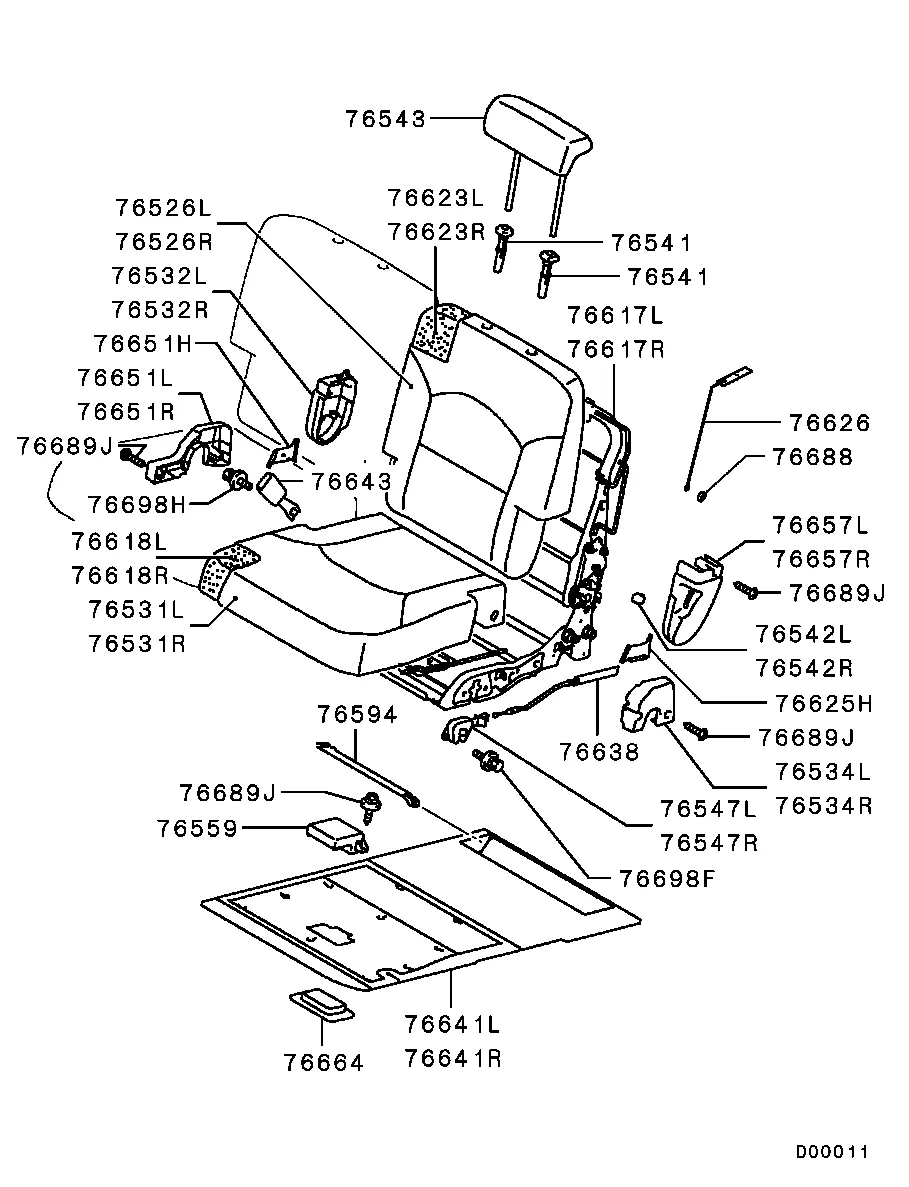 СИДЕНИЯ - СИДЕНЬЯ ТРЕТЬЕГО РЯДА