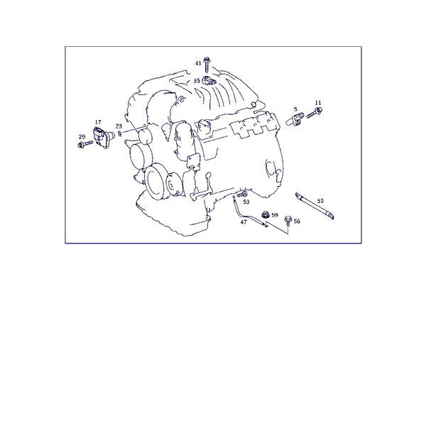 ДАТЧИК ВМТ, ДАТЧИК ПОЛОЖЕНИЯ, ДАТЧИК ДЕТОНАЦИИ И ЛЕНТОЧНЫЙ ПРОВОД "МАССЫ"