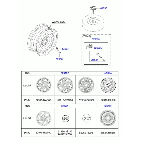 Колесо и колпак колеса