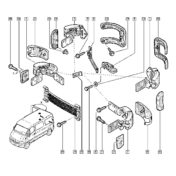 Петли дверей