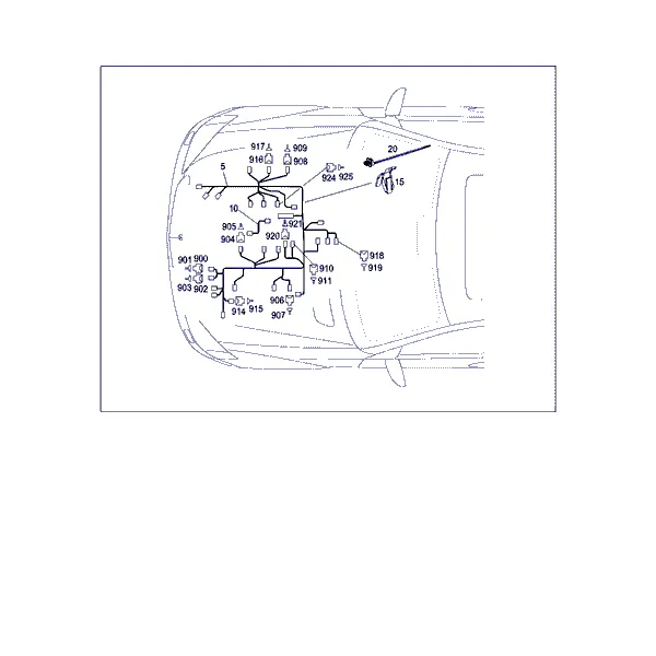 ЖГУТ ЭЛЕКТРОПРОВОДКИ ДВИГАТЕЛЯ