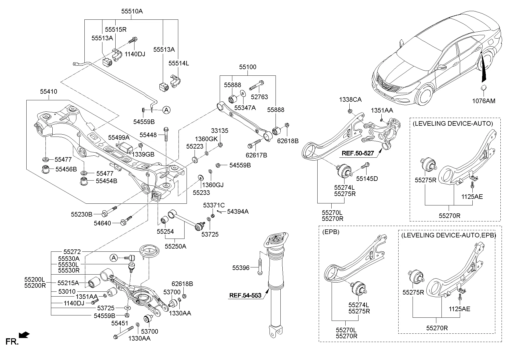 REAR SUSPENSION CONTROL ARM