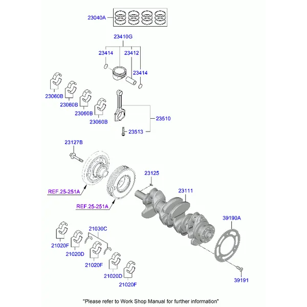 коленвал и пистон