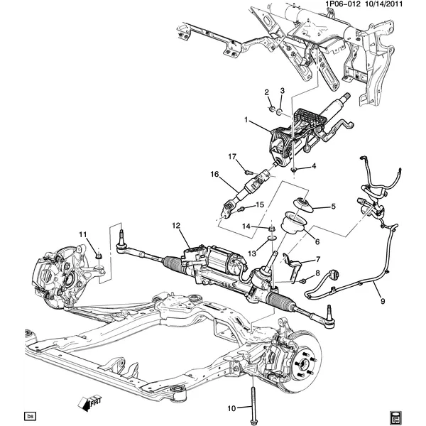 STEERING SYSTEM & RELATED PARTS (EXC KEYLESS ENTRY BTM)