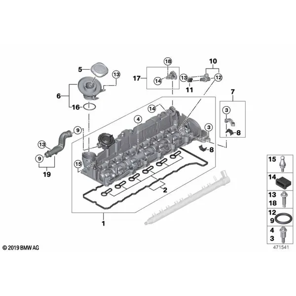Крышка головки блока цилиндров