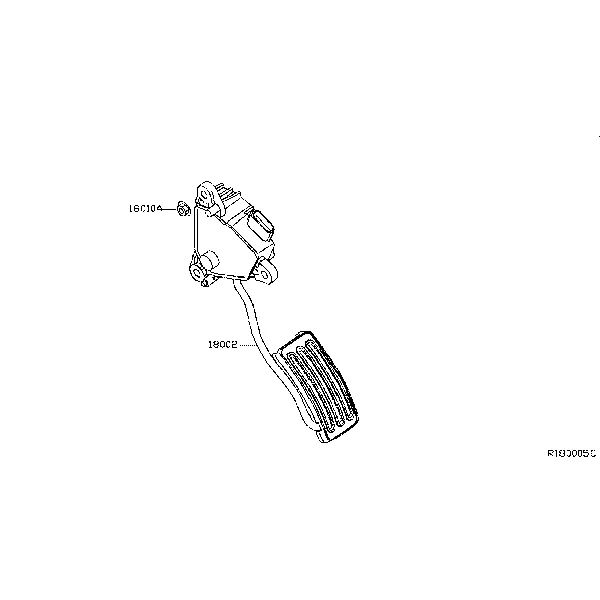 Рычажный механизм акселератора