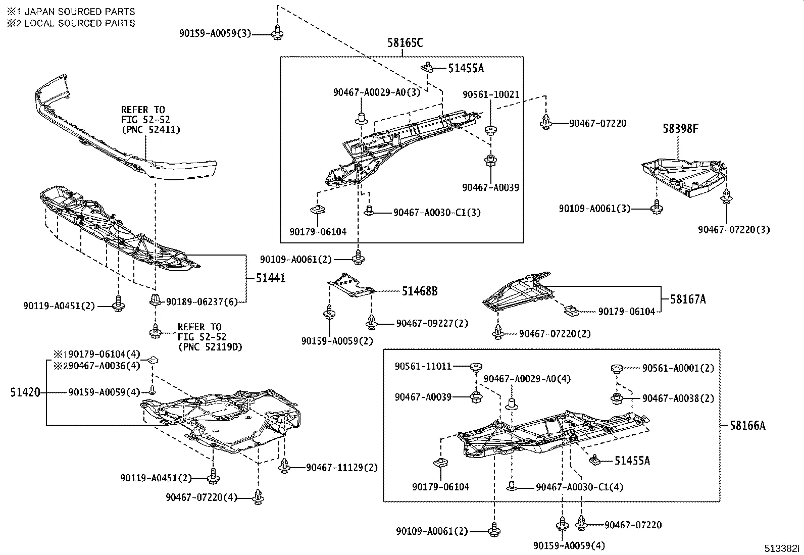 SUSPENSION CROSSMEMBER & UNDER COVER