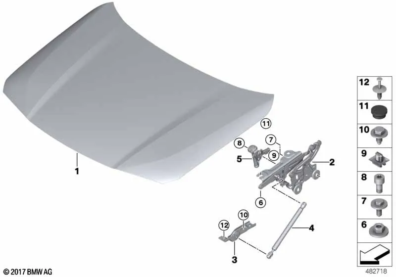 Крышка капота / навесное оборудование