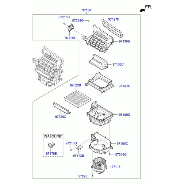 Климатическая установка - отопитель и вентилятор