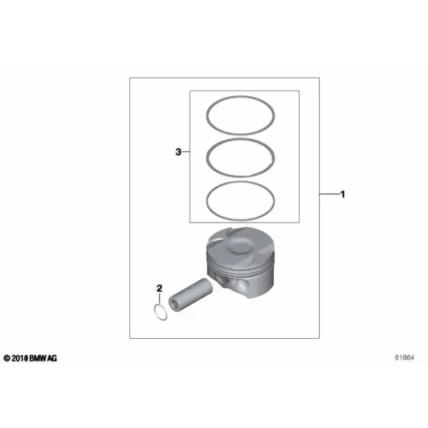 Поршень кривошипно-шатунного механизма
