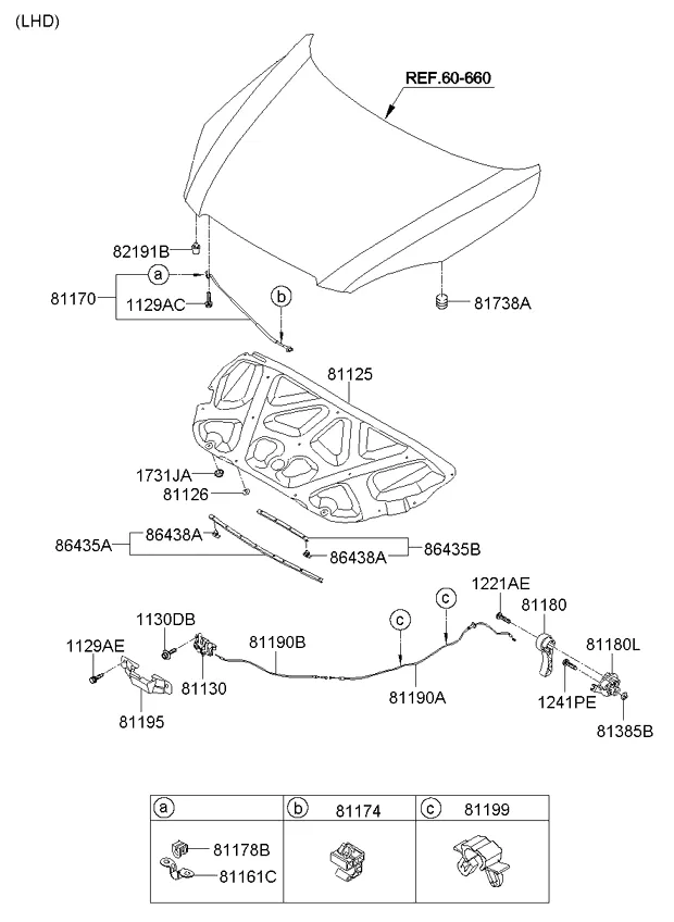 отделка капота