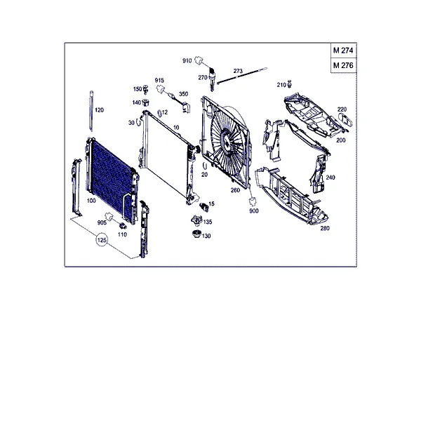 РАДИАТОР, КРЕПЛЕНИЕ И ОБЛИЦОВКА