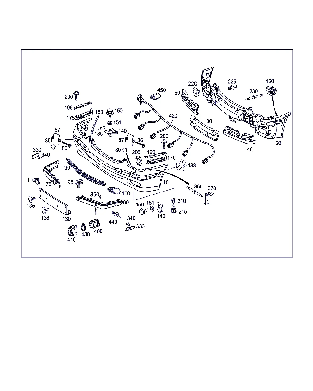 БАМПЕР ПЕРЕДНИЙ