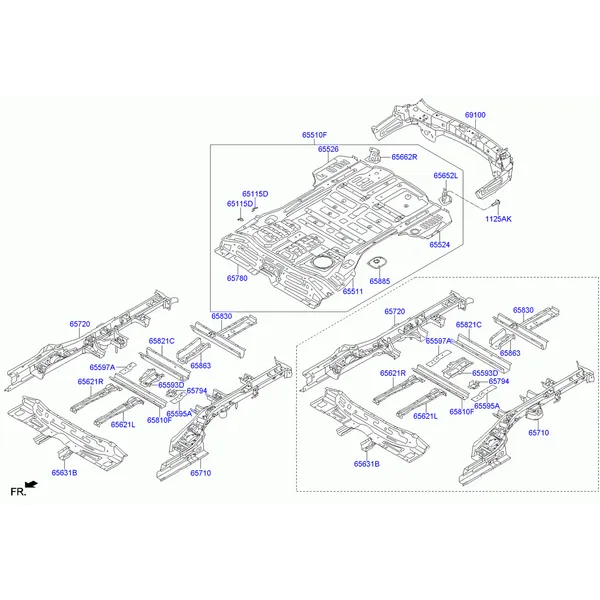 панель пола
