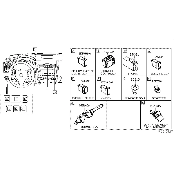 Переключатель; INST