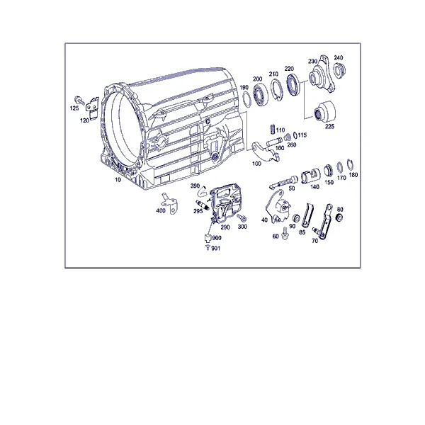 КАРТЕР КП,ФЛАНЕЦ ВЫХОДНОГО ВАЛА, СТОЯН. БЛОКИРОВКА,БЛОКИР.АКП,РЫЧ.СЕЛЕКТ.ДИАП.