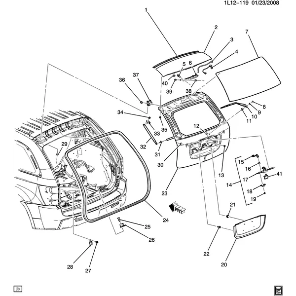 LIFTGATE HARDWARE PART 1